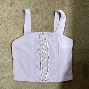 Light purple madi mase tank top medium